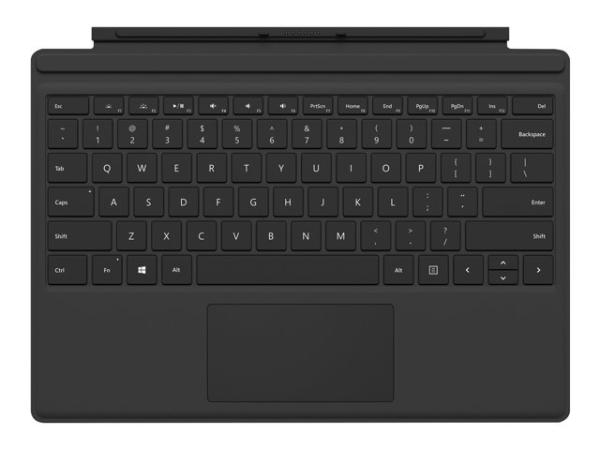 Microsoft Surface Pro Keyboard, Black, Nordic