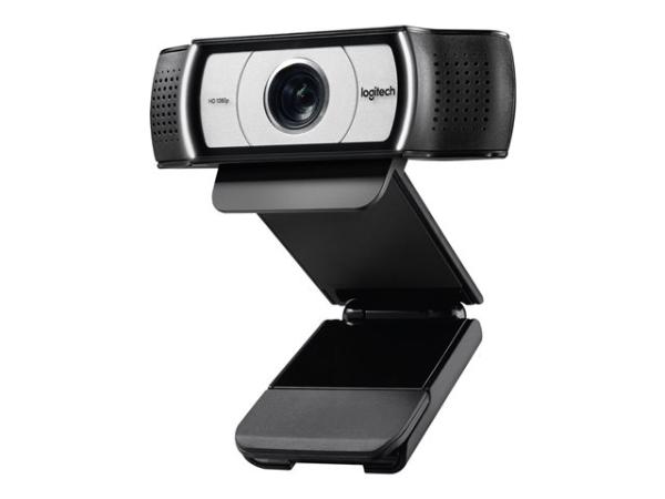 Logitech C930e Webcam, Silver/Black